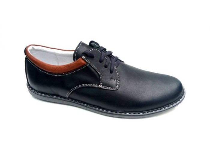 Pantofi casual - sport barbati din piele naturala PH881MBL foto mare Pantofi casual - sport barbati din piele naturala PH881MBL foto mare
