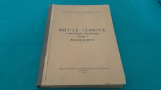 NOTI?A TEHNICA A MOTORULUI DE AVION IAR-14KIVc32*VOLUMUL II*ACCESORII/1942 foto