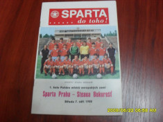 Program Sparta Praga - Steaua foto