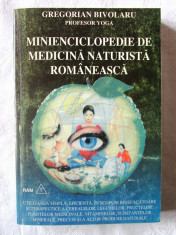 MINIENCICLOPEDIE DE MEDICINA NATURISTA ROMANEASCA, Gregorian Bivolaru, 1994 foto