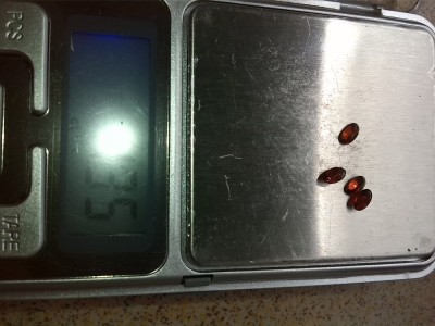 Granat 1.3 ct oval foto