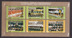 Yemen 1970 sport fotbal MI 1145-1150 kleib. MNH w50 foto