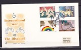 ANGLIA 1981 - ANUL INTERNATIONAL AL PERSOANELOR CU HANDICAP. FDC, FD49