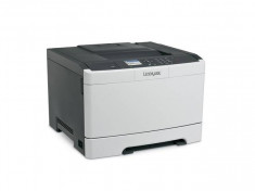 Imprimanta laser color Lexmark CS417DN Retea Duplex Alb foto