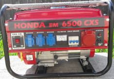 Generator de curent Honda, 5 kw, 220v/380v, benzina + GPL, NOU, livrare gratuita foto