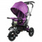Tricicleta pentru copii, cu maner reversibil, violet