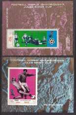 Yemen 1970 sport fotbal MI bl.133,134 MNH w50 foto