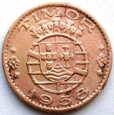 TIMOR PORTUGHEZ , 30 CENTAVOS 1958 , UN SINGUR AN DE BATERE !!! foto