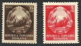 ROMANIA--EROARE -VARIETATE -TIPAR DEPLASAT --1952 MNH, Nestampilat