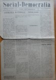 Cumpara ieftin Ziarul evreiesc Social Democratia , an 1 , nr. 3 , Iasi , Iunie , 1918