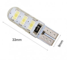 LED T10 plafoniera numar w5w foto