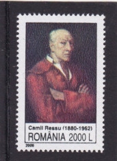 ROMANIA 2000 LP 1535 AUTOPORTRETUL IN PICTURA ROMANEASCA MNH foto