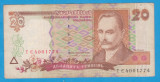 (4) BANCNOTA UCRAINA - 20 GRIVNE (HRIVNE) 1995