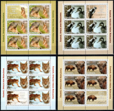 Romania 2013, LP 2003 b, Fauna specii din Romania, minicoli, MNH! LP 137,80 lei foto