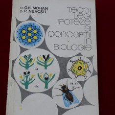 Teorii, Legi, Ipoteze Si Conceptii In Biologie - Gh. Mohan, P. Neacsu