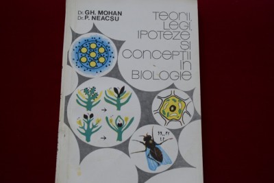 Teorii, Legi, Ipoteze Si Conceptii In Biologie - Gh. Mohan, P. Neacsu foto