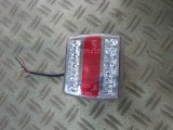 Lampa Stop LED 12V, 4 Functii: Pozitie, Frana, Semnalizare, Numar, Remorca, Rulota, Tractor, 105x95x40mm