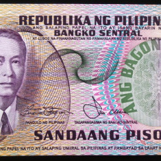 Bancnota 100 PISO - FILIPINE * Cod 572 100 Peso Marcos & Fernandez - UNC + RARA!