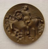 Medalie suedeza din bronz 1963