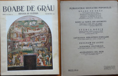 Boabe de grau ; Revista de cultura , Decembrie , 1933 , an 4 , Numismatica foto