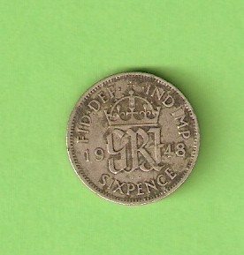 ANGLIA 6 PENCE.