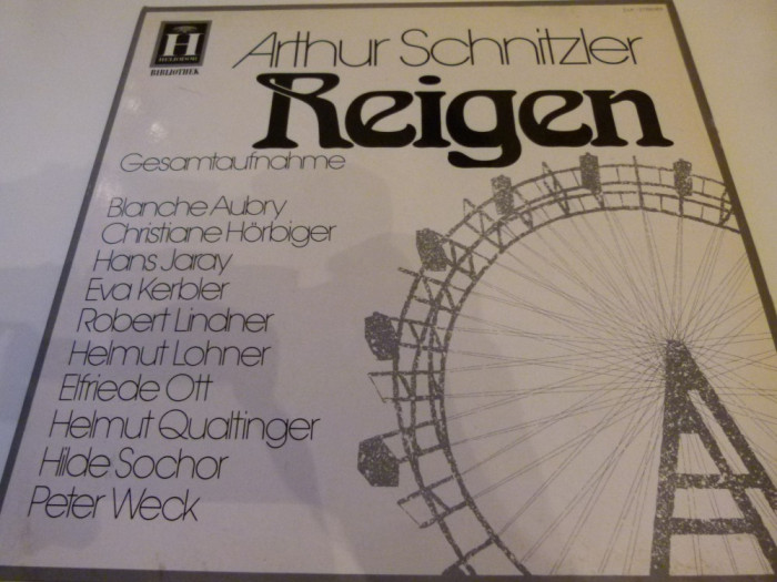 Reigen - Arthur Schnitzler - audio -2 vinyl