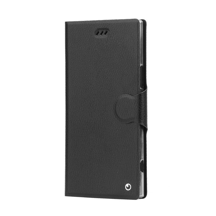 Husa Sony Xperia XZ Premium Lemontti Book Jelly Negru foto mare Husa Sony Xperia XZ Premium Lemontti Book Jelly Negru foto mare
