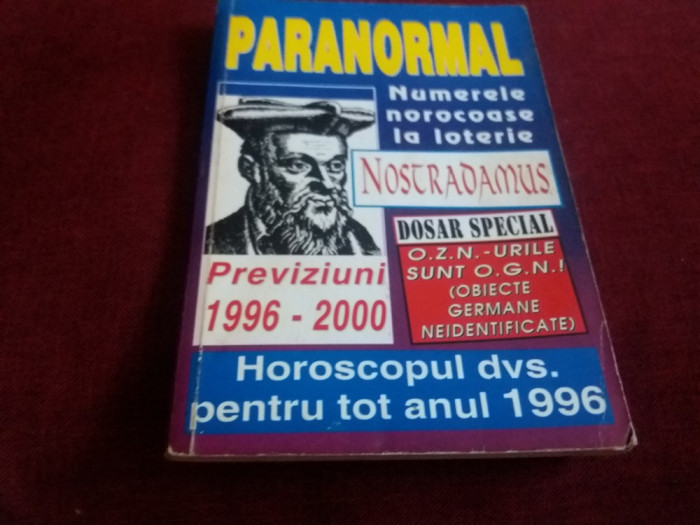 NOSTRADAMUS - PREVIZIUNI 1996-2000