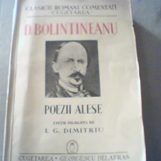 D. Bolintineanu - POEZII ALESE { 1940 }