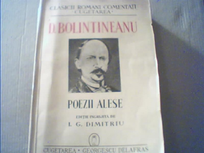 D. Bolintineanu - POEZII ALESE { 1940 }