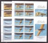 Gibraltar 2010 aviatie MI 1383-86 4 kleib. MNH w50, Nestampilat