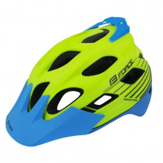 Casca Force Raptor MTB fluo albastru S M foto