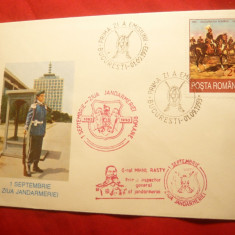 Plic FDC -Ziua Jandarmeriei 1993