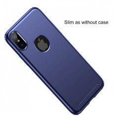 Husa iPhone X - Baseus Soft Case Jet Blue foto