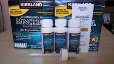KIRKLAND MINOXIDIL 5%, Tratament impotriva caderii parului-pentru 3 LUNI foto