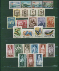 Ungaria - serii timbre neuzate MNH foto