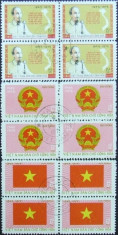 VIETNAM - Ho Si Min, STEAG, STEMA, 3 X 4 V IN BLOC, OBLIT. - VO 43 foto