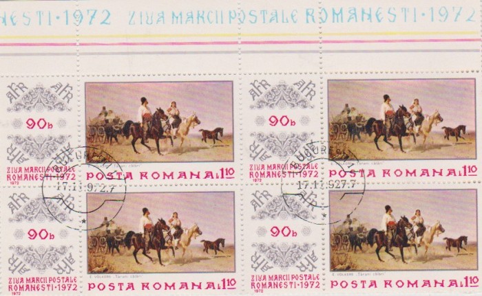 ZIUA MARCII POSTALE ROMANESTI /1972