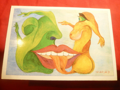 Ilustrata -Piesa de Autor -Calin Hentea - Romania- Imposibilul Dialog 1998 foto