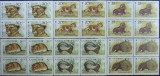 KAZASTAN - ANIMALE SALBATICE, 1993, 4 X 6 V IN BLOC, NEOB. - KZH 02A, Fauna