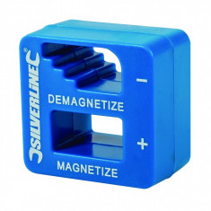 Dispozitiv de magnetizat / demagnetizat scule , 50 x 50 x 30mm Silverline foto
