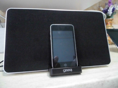 SUPER SISTEM AUDIO:DOCK GEAR4 CU IPOD;AUX;RADIO FM+ALIMENTATOR.CITITI DESCRIEREA foto