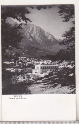 bnk cp Busteni - Vedere spre Bucegi - uzata foto