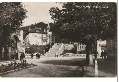 CPI B 10349 - CARTE POSTALA - PIATRA NEAMT. PIATA REPUBLICII, RPR foto