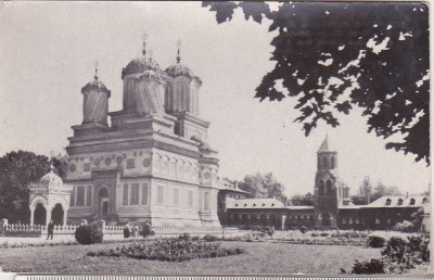 bnk cp Manastirea Curtea de Arges - Vedere - circulata foto