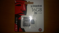 Card Micro SD 16GB + adaptor mini SD foto
