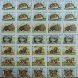 KAZASTAN - ANIMALE SALBATICE, 1993, 10 X 6 V, NEOB. - KZH 02B, Fauna