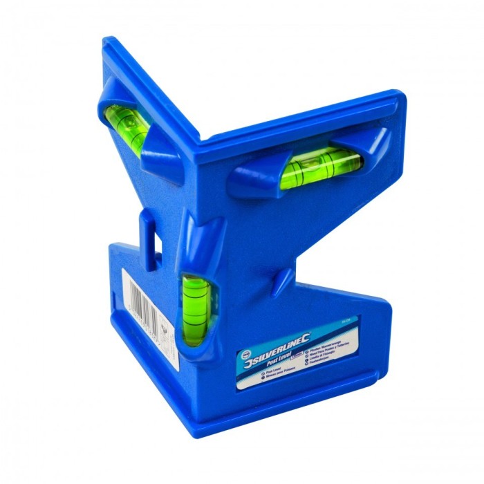 Boloboc de colt din plastic rezistent, cu 4 fa?ii magnetice , 135mm , Silverline Post Level foto mare Boloboc de colt din plastic rezistent, cu 4 fa?ii magnetice , 135mm , Silverline Post Level foto mare