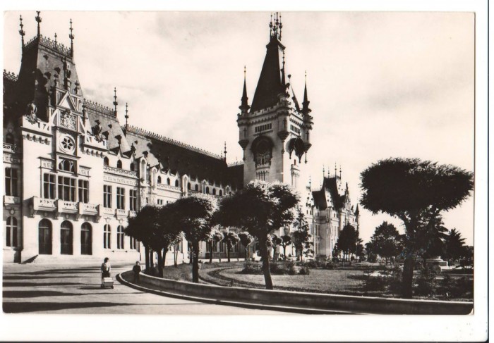 CPI B 10355 - CARTE POSTALA - IASI. PALATUL CULTURII, RPR