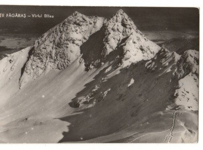 CPI B 10342 - CARTE POSTALA - MUNTII FAGARAS - VARFUL BALEA, RPR foto